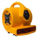 1/5 HP 800 CFM 2.0 Amps 3-Speed Mini Mighty Centrifugal Air Mover with Built-in Power Outlets for Daisy Chain in Yellow