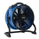 1/4 HP 2100 CFM 1.5 Amps 4-Speed 14 in Axial Air Circulator Fan with Built-in 3-Hour Timer in Blue