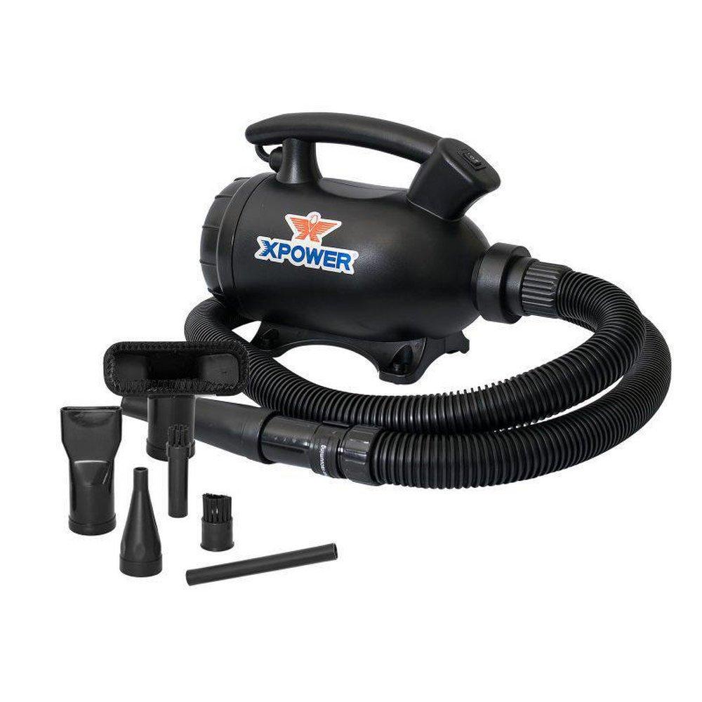 8.0 Amp 100 CFM 2-Speed Multipurpose Electric Duster Blower & Vacumn in Black 