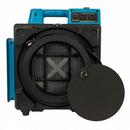 1/2 HP 550 CFM 2.8 Amp 5-Speed3-StageHEPAFilterSystem Mini Air Scrubber with  Built-in Power Outlets for Daisy Chain in Blue