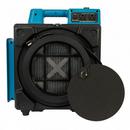 1/2 HP 550 CFM 2.8 Amp 5-Speed3-StageHEPAFilterSystem Mini Air Scrubber with  Built-in Power Outlets for Daisy Chain in Blue 