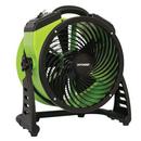 115 Watt 1300 CFM 1.0 Amp 4-Speed 12 in Axial Air Circulator Fan with Built-in 3-Hour Timer in Green 
