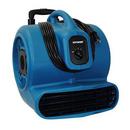 1 HP 3600 CFM 8.5 Amps 3-Speed Centrifugal Air Mover with Telescopic Handle & Wheels in Blue 