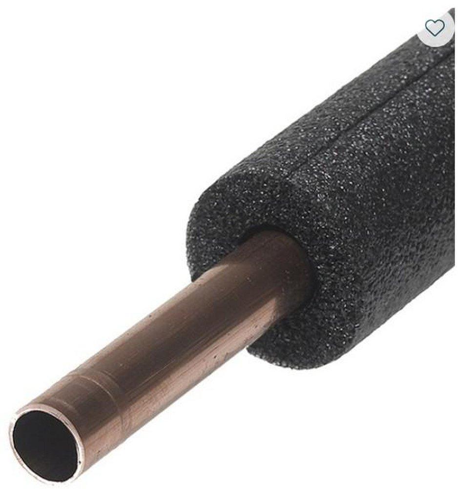 Frost King Grey 3 ft. R2.1 Plastic Pipe Insulation in Black (Pack of 4) 