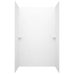 36 x 96 in. 3 Paner Shower Wall Kit with Soap Dish