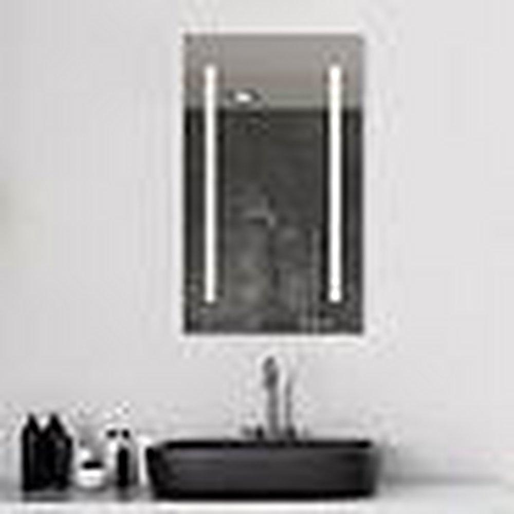 Robern Mirror Finish 23-1/4 x 39-3/8 in. Recessed Mount and Surface Mount Medicine Cabinet 