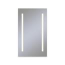 23-1/4 x 39-3/8 in. Recessed Mount and Surface Mount Medicine Cabinet in Mirror Finish