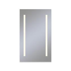 23-1/4 x 39-3/8 in. Recessed Mount and Surface Mount Medicine Cabinet in Mirror Finish