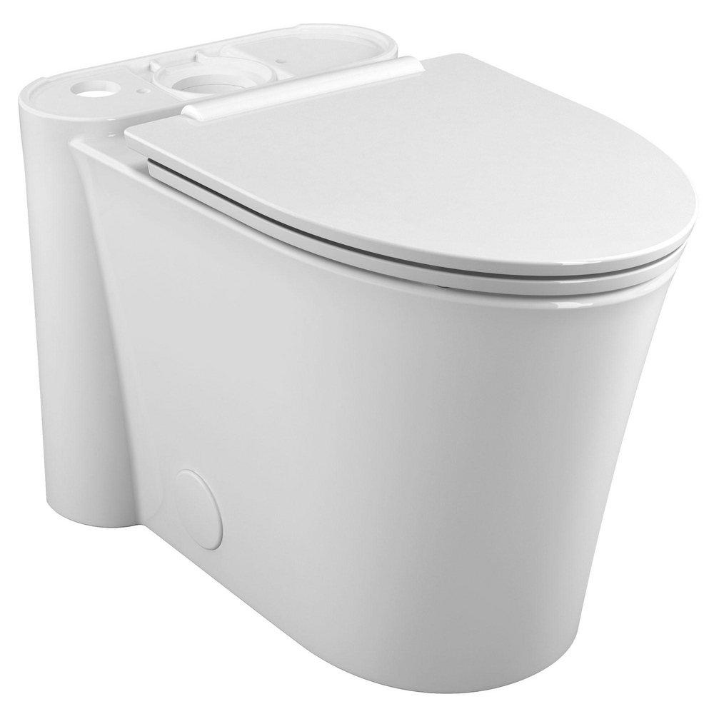 American Standard White 1.28 gpf Elongated Floor Mount Bowl Toilet 