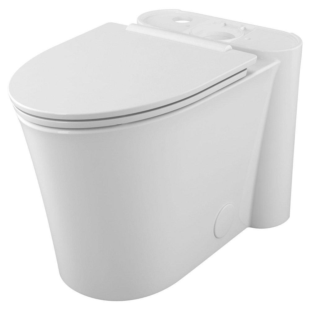 American Standard White 1.28 gpf Elongated Floor Mount Bowl Toilet 