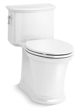1.28 gpf Elongated One Piece Toilet in White