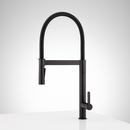 Signature Hardware Matte Black Single Handle Kitchen Faucet 