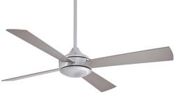 52 in. 4-Blade Indoor Ceiling Fan in Brushed Aluminum