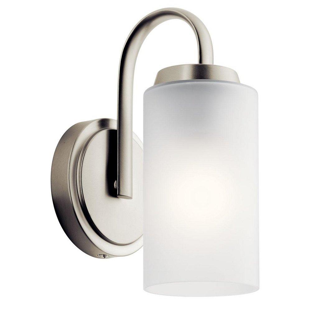 Kichler Lighting Brushed Nickel 75W 1-Light 9-3/4 in. Wall Sconce 