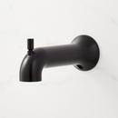 Signature Hardware Matte Black Tub Spout 