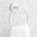 Round Closed Towel Ring in Polished Chrome