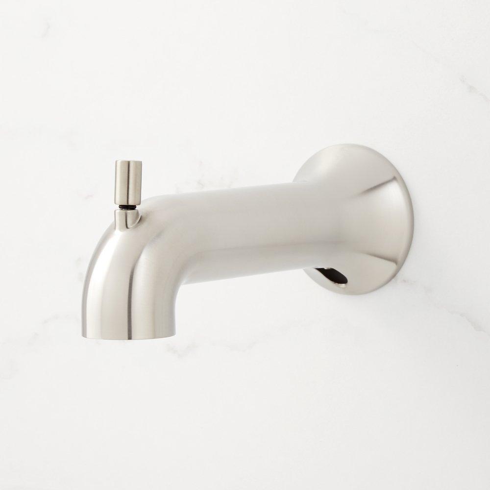 Signature Hardware Brushed Nickel Tub Spout 