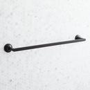Signature Hardware Matte Black 24 in. Towel Bar 