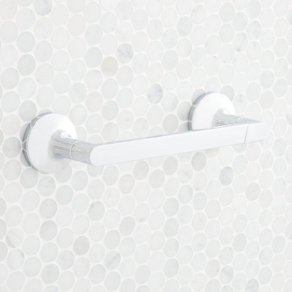 Signature Hardware Chrome Wall Toilet Tissue Holder 