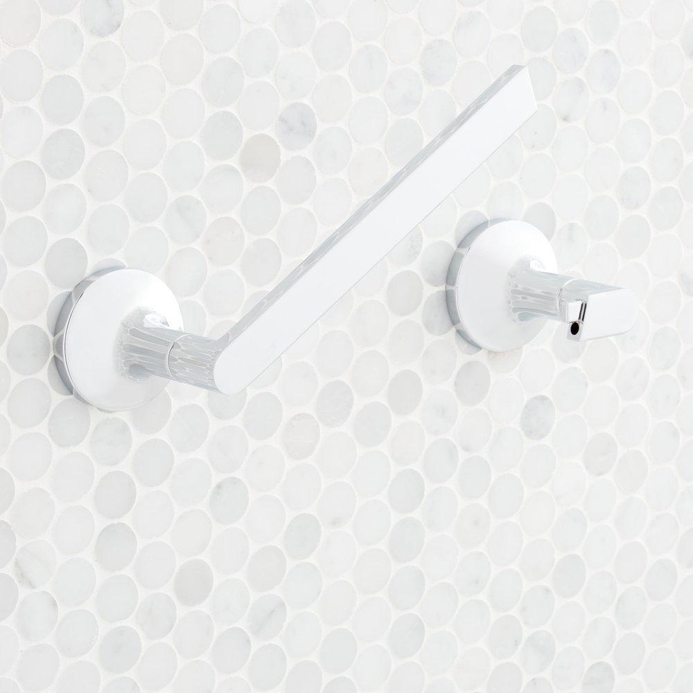 Signature Hardware Chrome Wall Toilet Tissue Holder 