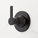 Single Handle Diverter Valve Trim in Matte Black