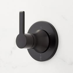 Single Handle Diverter Valve Trim in Matte Black (Trim Only)