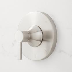 Lever Handle for Pressure Balancing Valve Trim in Brushed Nickel (Trim Only)