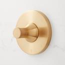 Knob Handle for Pressure Balancing Valve Trim in Brushed Gold (Trim Only)