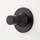 Knob Handle for Diverter Valve Trim in Matte Black (Trim Only)