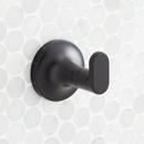 1-Hook Robe Hook in Matte Black