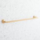 Signature Hardware Brushed Gold 24 in. Towel Bar 