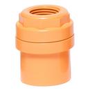 3/4 in. Female x Spigot Plastic Rapid Seal Adapter in Orange