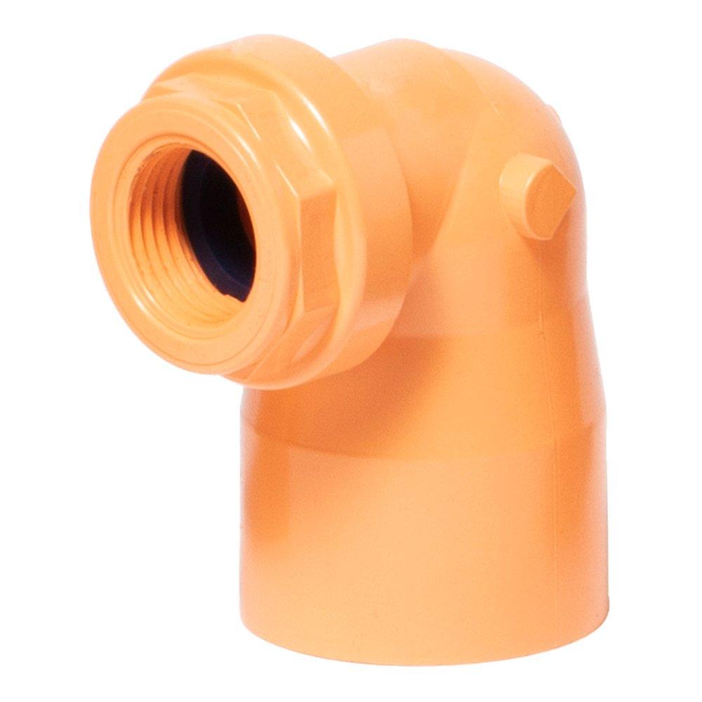 Tyco Orange NPS CPVC 90 Degree Elbow Adapter 