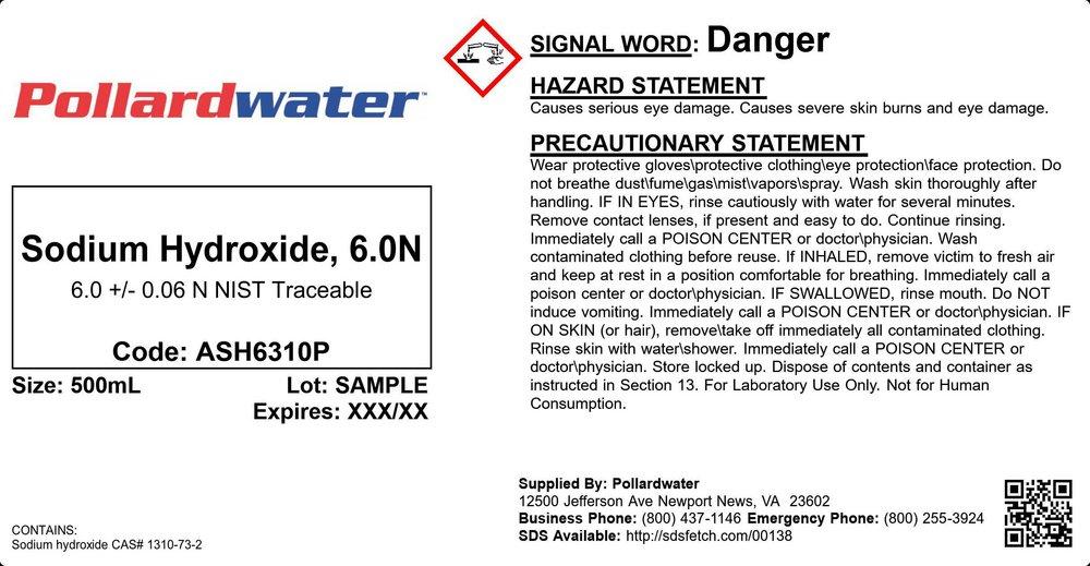 Pollardwater Clear Sodium Hydroxide 