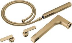 Two Handle Wall Mount Filler in Luxe Gold