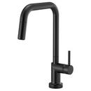 Single Handle Pull Down Kitchen Faucet with Touch Activation in Matte Black (Handle Sold Separately)