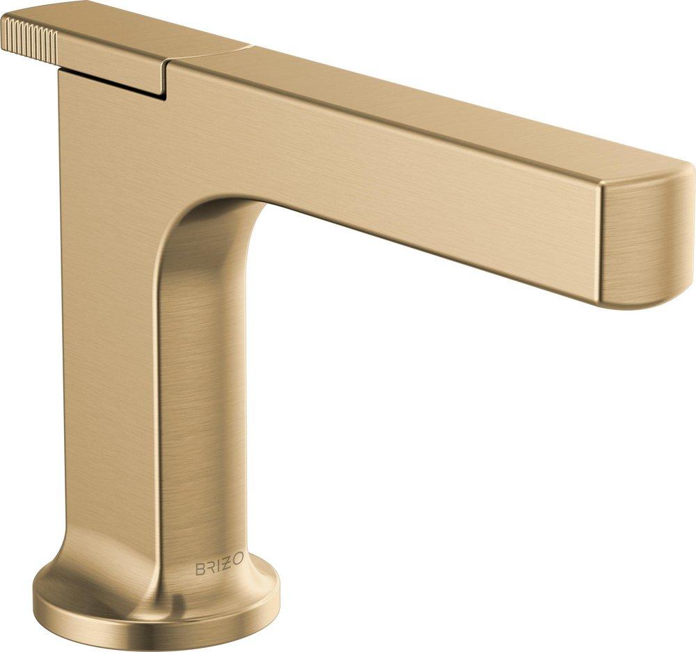 Brizo Luxe Gold Single Handle Monoblock Bathroom Sink Faucet 