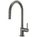 Brizo Luxe Steel Single Handle Pull Down Kitchen Faucet 
