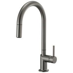 Single Handle Pull Down Kitchen Faucet in Luxe Steel (Handle Sold Separately)