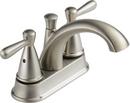 Peerless&reg; Brushed Nickel Two Handle Centerset Bathroom Sink Faucet 
