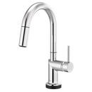 Single Handle Pull Down Kitchen Faucet with Touch Activation in Chrome (Handle Sold Separately)