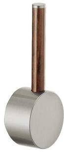 Pull-Down Faucet Wood Lever Handle in Stainless