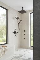7 in. Shower Arm and Flange in Brilliance® Black Onyx 