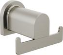 Double Robe Hook in Brushed Nickel
