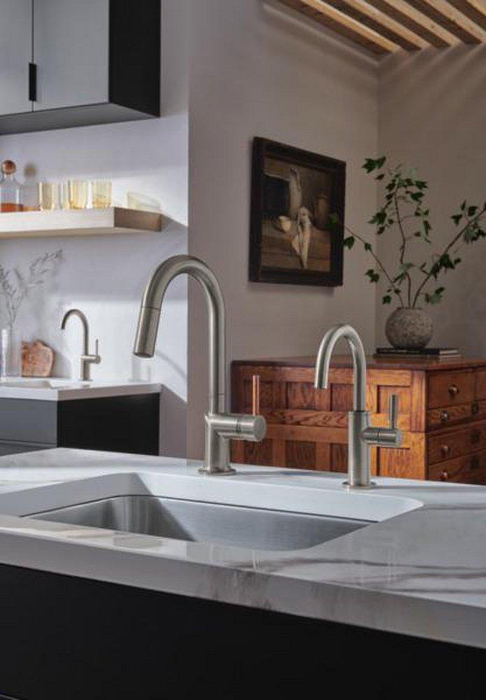 Brizo Luxe Steel Pull Down Kitchen Faucet 