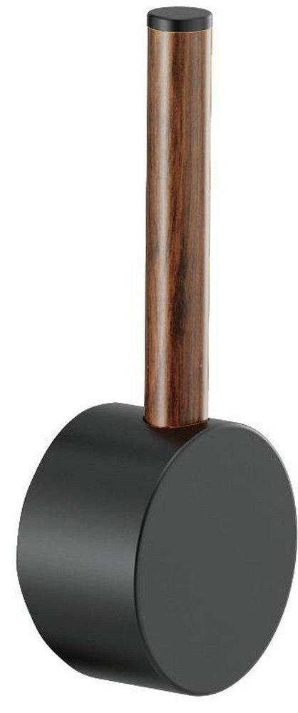 Brizo Matte Black/Wood Handle 