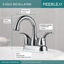 Peerless&reg; Chrome Two Handle Centerset Bathroom Sink Faucet 