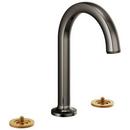 Two Handle Widespread Bathroom Sink Faucet in Brilliance Black Onyx (Handles Sold Separately)