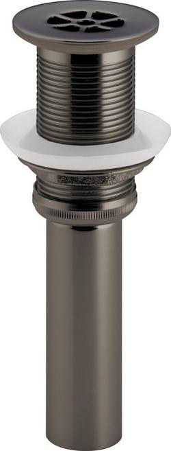 Grid Strainer Drain Assembly in Brilliance Black Onyx