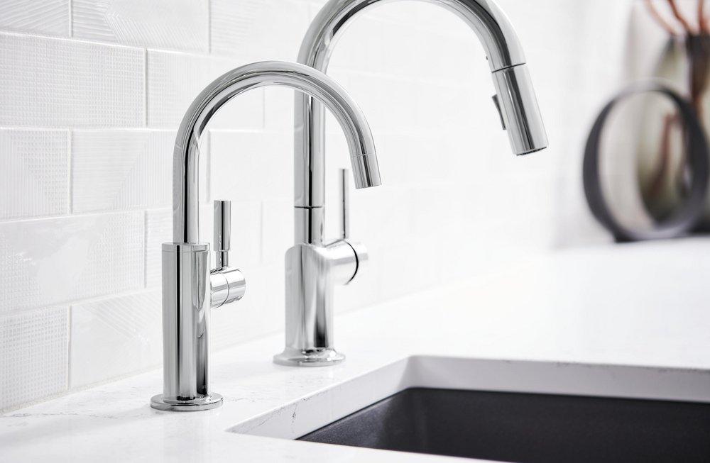 Brizo Chrome Single Handle Pull Down Kitchen Faucet 